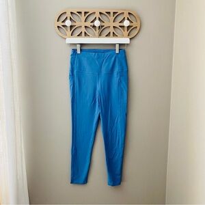 Skechers Active Wear Leggings Blue Sz Small